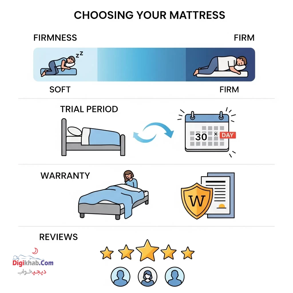 راهنمای خرید تشک